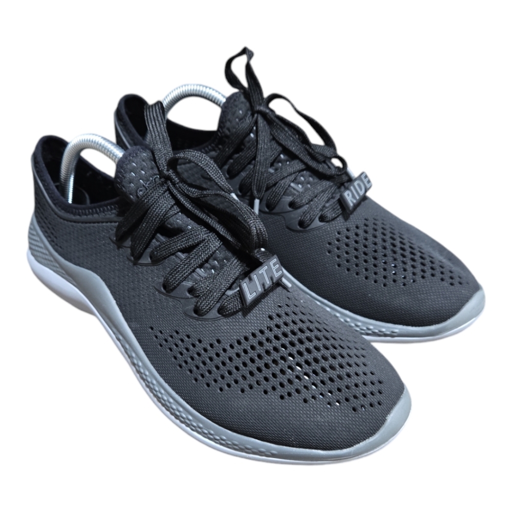 Crocs Literide 360 Pacer Shoes Sneakers Casual Womens Size 10 Black 206705